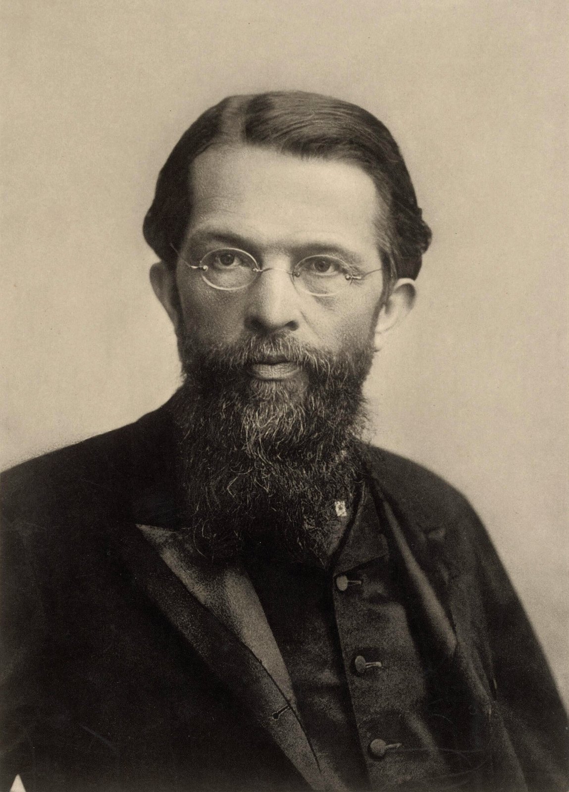 Portrait von Carl Menger: Carl Menger, Portrait der ÖNB (Lichtdruck nach Foto) (1890)